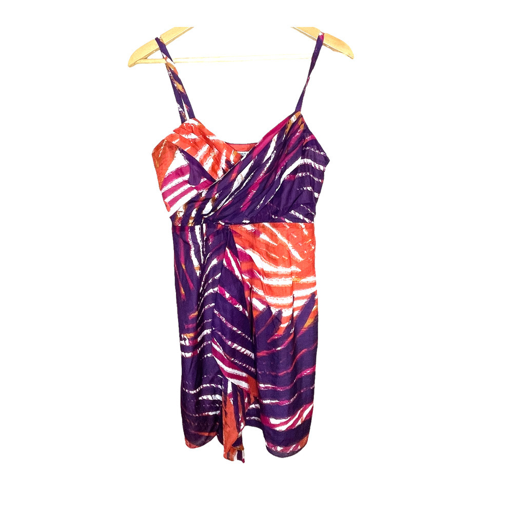 Banana Republic Multicolor Spaghetti Strap Dress NWT Size 6